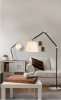 LAMPA PODŁOGOWA AZZARDO ZYTA AZ1849+AZ2597 CZARNA NOWOCZESNA 20cm
